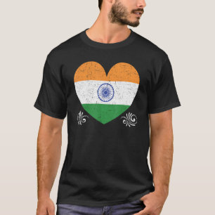 India Republic Day Hindustani Indian Flag 3 T-Shirt