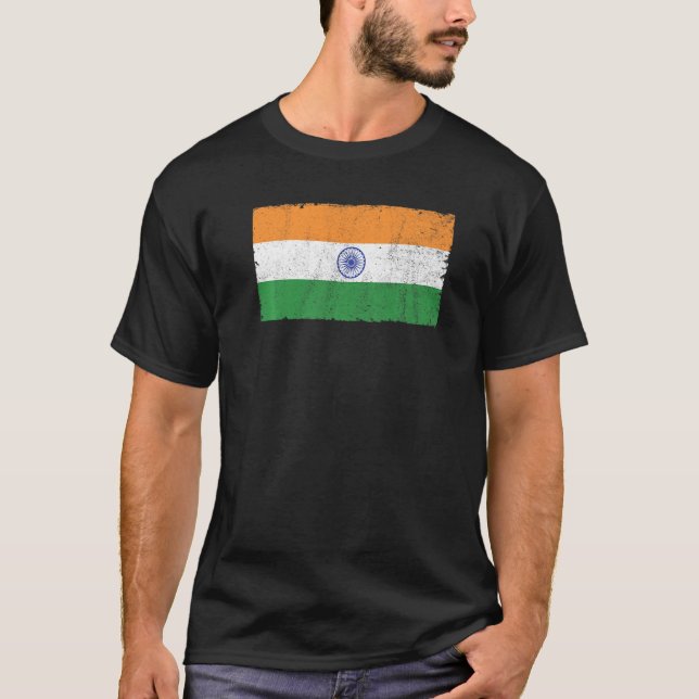 India Republic Day Hindustani Indian Flag  9 T-Shirt (Front)