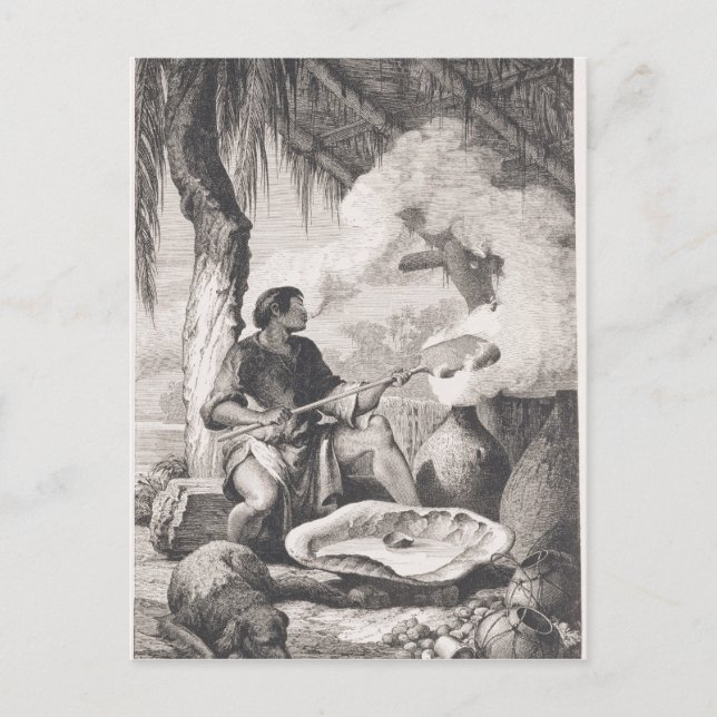 India-rubber manufacture postcard (Front)