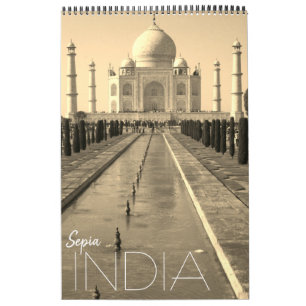 india sepia 2027 calendar