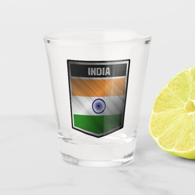 India Shot Glass (Front)