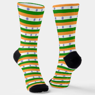 India Socks, patriotic Indian Flag fashion Socks
