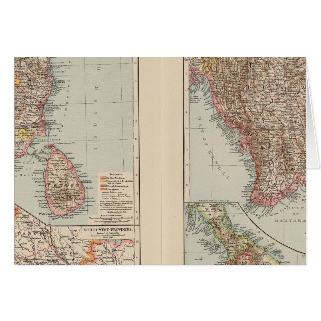 India South, Burma, Malay Peninsula (Front Horizontal)