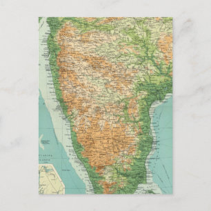 India southern section postcard