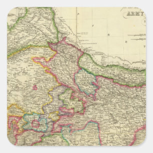 India Square Sticker