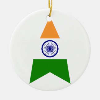 India Star Ceramic Tree Decoration