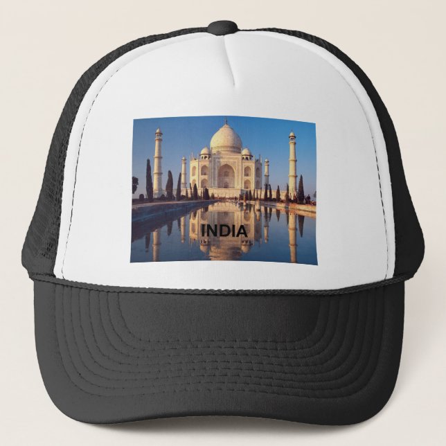 India Taj-mahal angie Trucker Hat (Front)