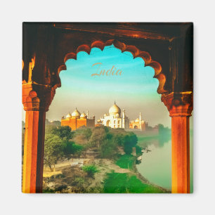 India Taj Mahal Magnet