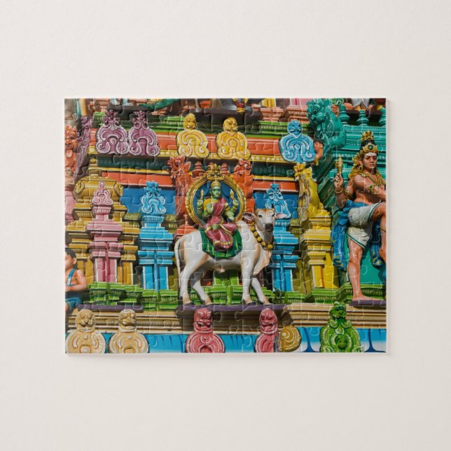 INDIA, Tamil Nadu, Chennai: Kapaleeshwarar Jigsaw Puzzle (Horizontal)