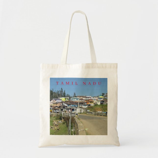 India Tamil Nadu village view tote bag (Front)