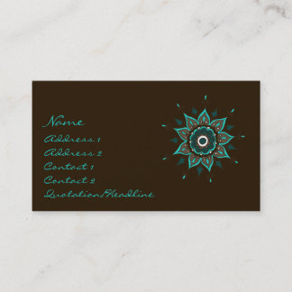 India! Teal • Profilecard Business Card
