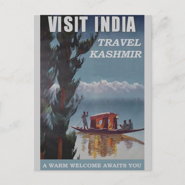 India Travel Postcard (Front)