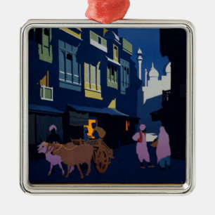 India Travel Poster ornament