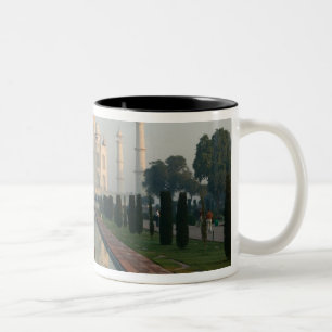 INDIA, Uttar Pradesh, Agra: Taj Mahal, Morning Two-Tone Coffee Mug