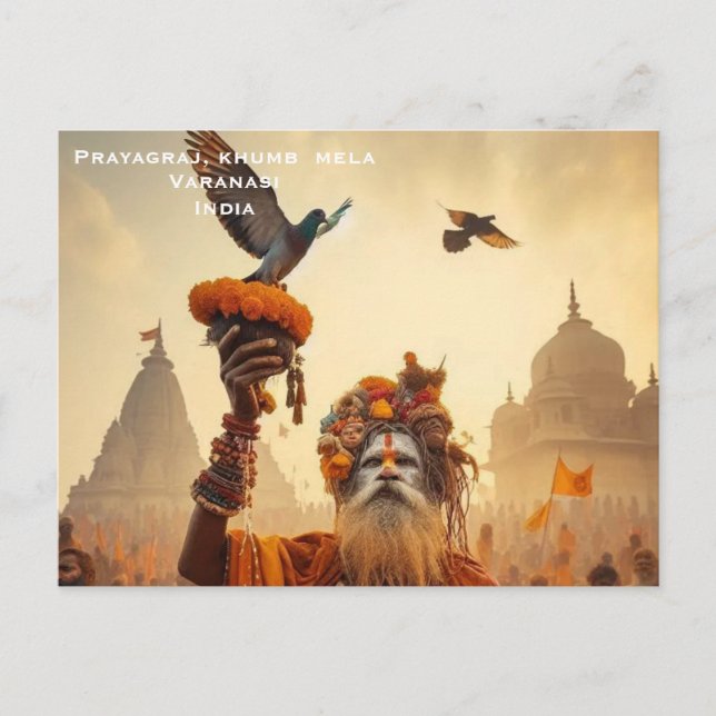 India Vintage Tourism Travel Add Postcard (Front)