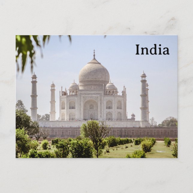 India Vintage Tourism Travel Add Postcard (Front)