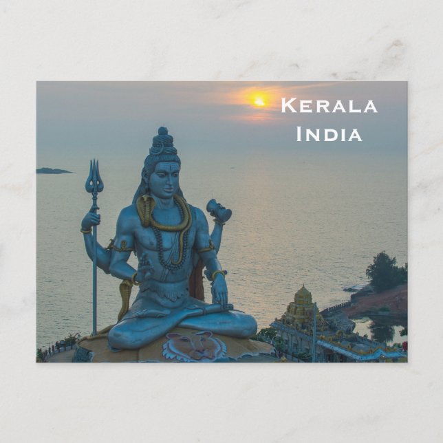 India Vintage Tourism Travel Add Postcard (Front)