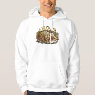 India Wildlife - Indian Elephant Hoodie
