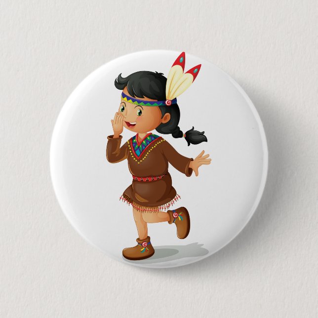 Indian 6 Cm Round Badge (Front)