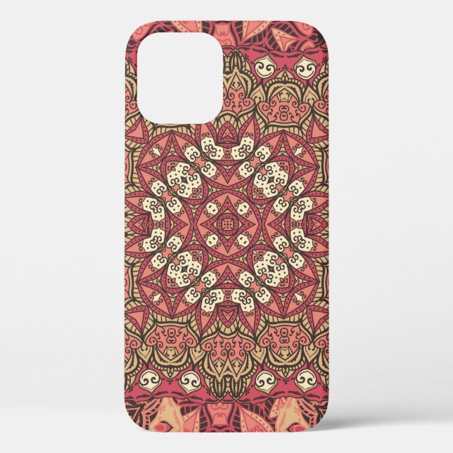 Indian abstract medallion pattern. Boho and gypsy  Case-Mate iPhone Case (Back)