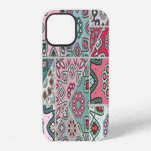 Indian Arabic Patchwork Quilt Vintage iPhone 12 Case