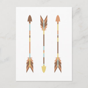 Indian Arrows Postcard