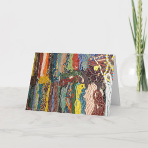 Indian Artefact beads Card