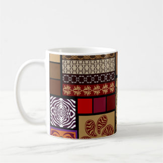 Indian arts, mega seamless creative set. coffee mug