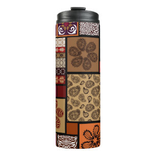 Indian arts, mega seamless creative set. thermal tumbler