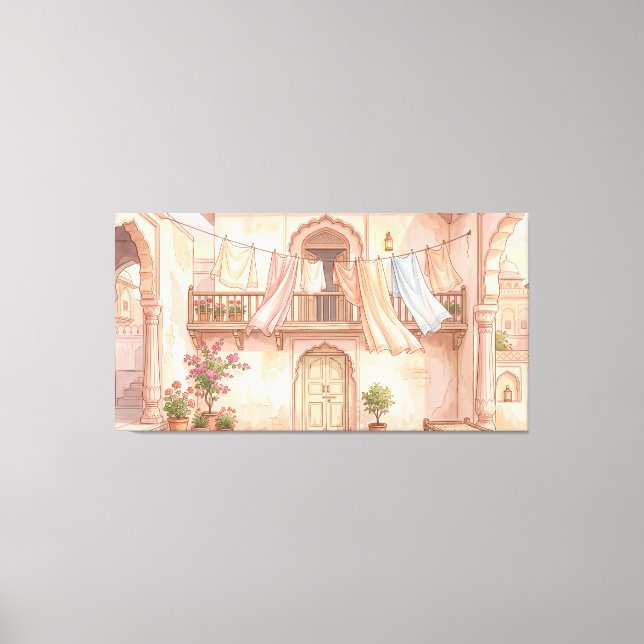 Indian Artwork Canvas Print (Front)