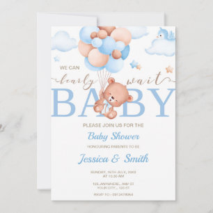Indian Baby Shower Invitation Card boy