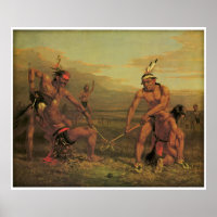 Indian Ball Game by Charles Deas 1843