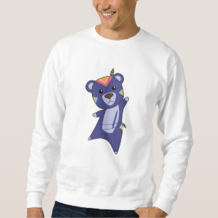 Indian Bears Bear Fashing Teddy Feather Sweatshirt