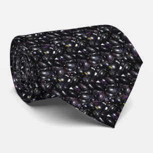 Indian Blackberry Fruit Pattern Tie