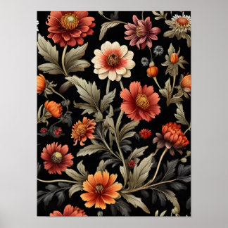 Indian Blanket Wildflower Poster