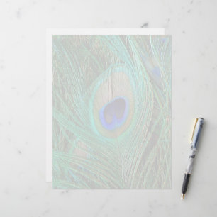 Indian Blue Peacock Feather