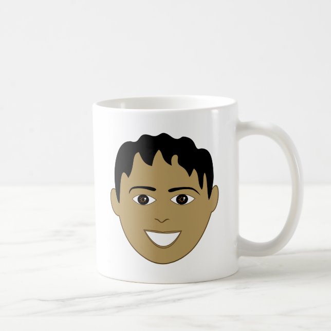 Indian Boy Face Coffee Mug (Right)