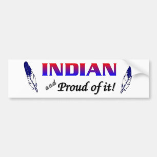 indian bumper sticker