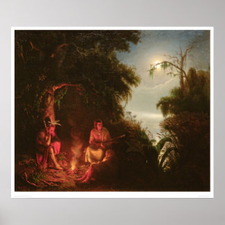 Indian Campfire (2166A) Poster