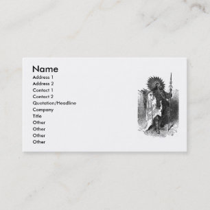 Indian Chief Business Card