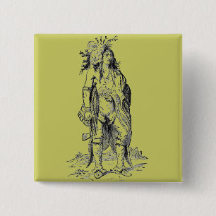 Indian Chief Button