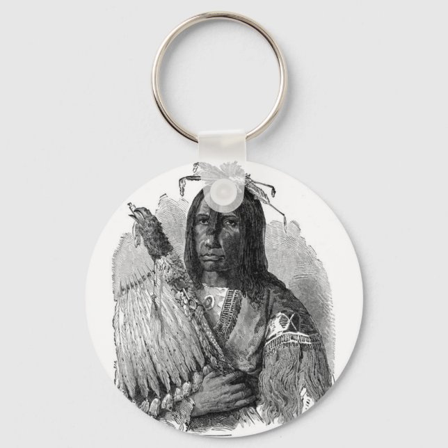 Indian Chief Keychain (Front)