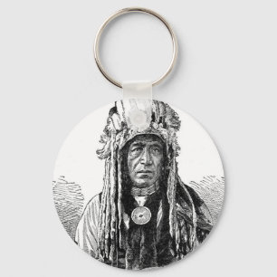 Indian Chief Keychain