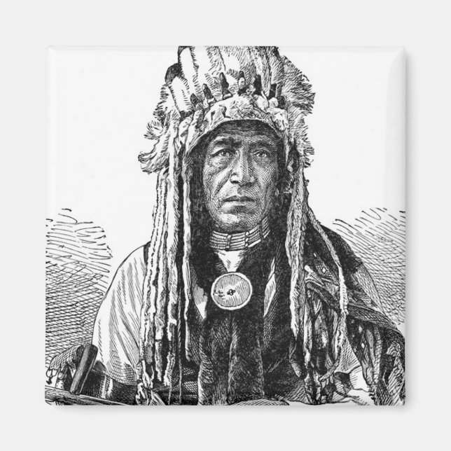 indian Chief Magnet (Front)