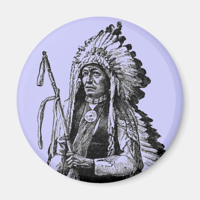 Indian Chief Magnet (Front)