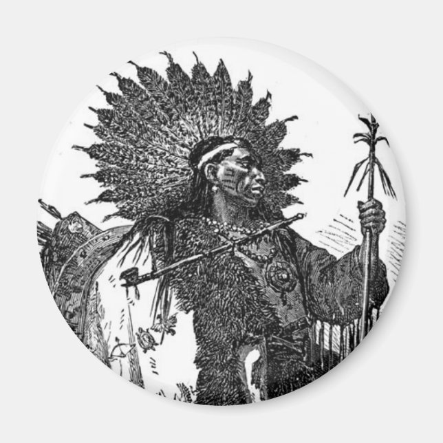 Indian Chief Magnet (Front)