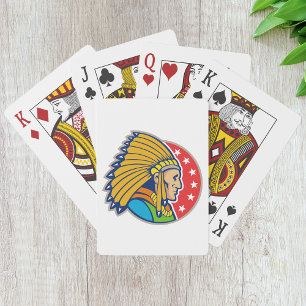 Indian Chief Playing Cards