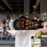Indian Chief Skateboard | Tribal Skateboard Deck<br><div class="desc">Ride in style with our Indian Chief Skateboard Deck, featuring a striking tribal-inspired design of a powerful Indian chief. Combining bold artistry with durable construction, this deck is perfect for skaters who want to stand out at the park or on the streets. Whether used for tricks, cruising, or as a...</div>