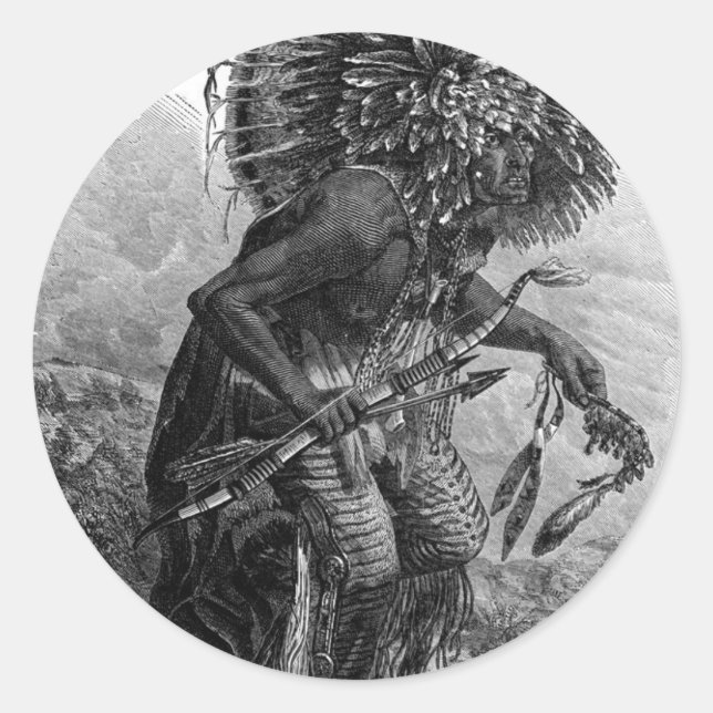 Indian Chief Sticker (Front)