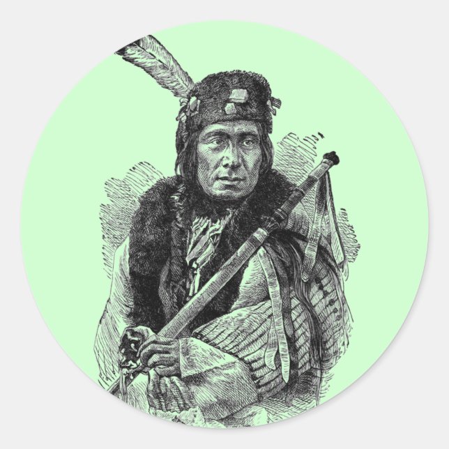 Indian Chief Sticker (Front)